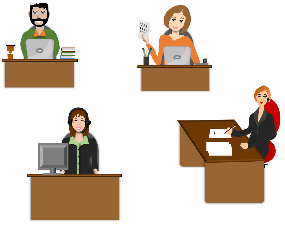 FREE Business characters (Powerpoint) Building Better